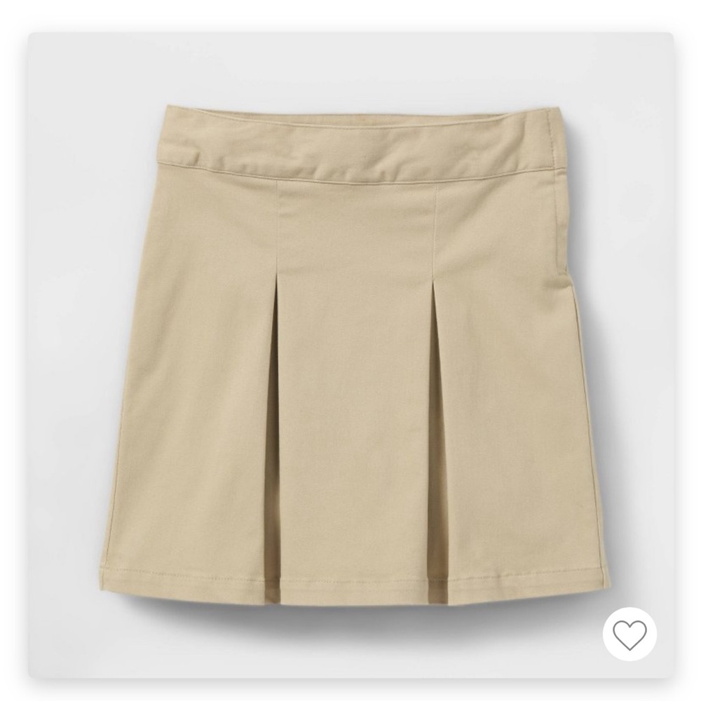 Cherokee School pleaded uniform skorts size 4T.